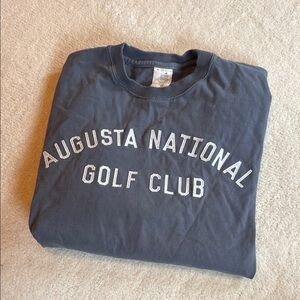 Nike Gray Augusta National Golf Club long sleeve shirt